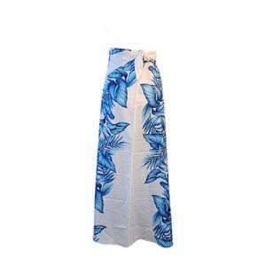 Vintage Dress Resort Line Hawaii Wrap Sarong Maxi Beach Pool Gorgeous